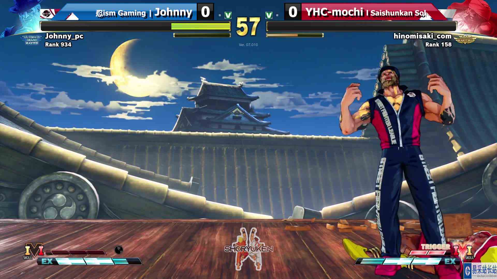 街霸 5：Johnny（极）VS Mochi（达尔西姆） #游戏新星扶持计划 