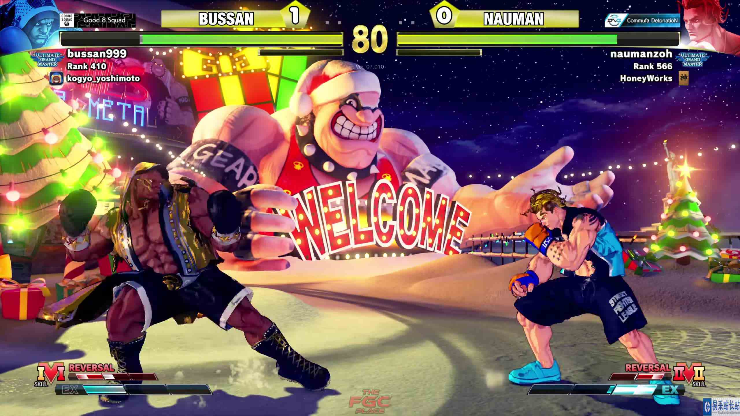 街霸 5：Nau（卢克）VS Bussan（拜森） #游戏新星扶持计划 