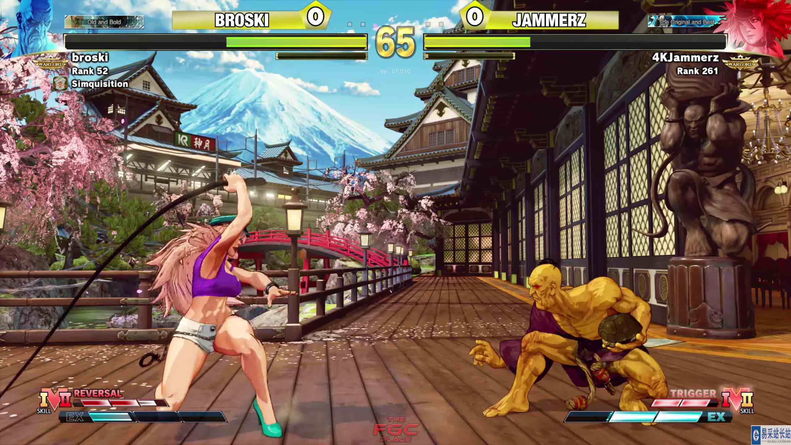 街霸 5：Broski（欧罗）VS Jammerz（Poison） #游戏新星扶持计划 
