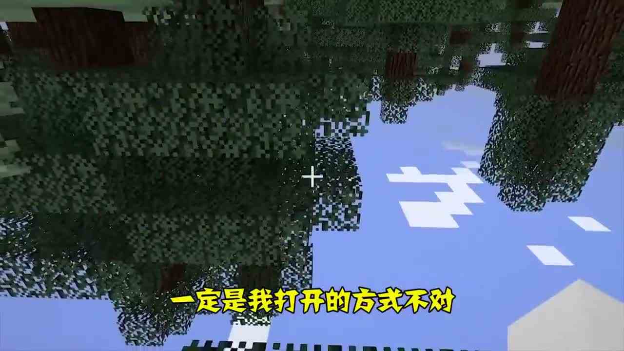 我的世界：一定是我的眼睛出了问题！混沌颠倒的世界！