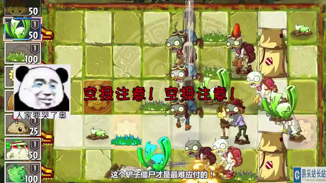 植物大战僵尸：挑战全场只种芹菜和地刺能否顺利过关？