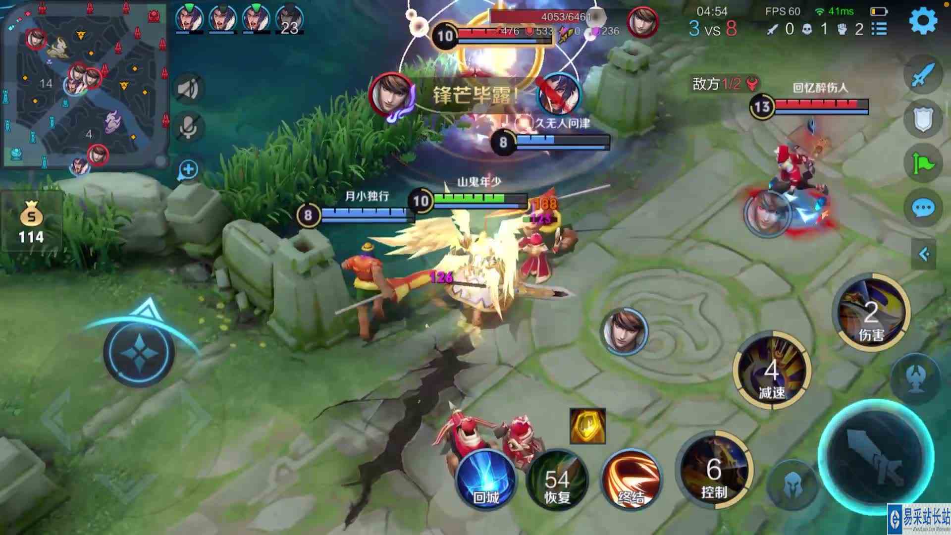 五项羽vs5赵云！对面完全性的吊打，根本毫无悬念！