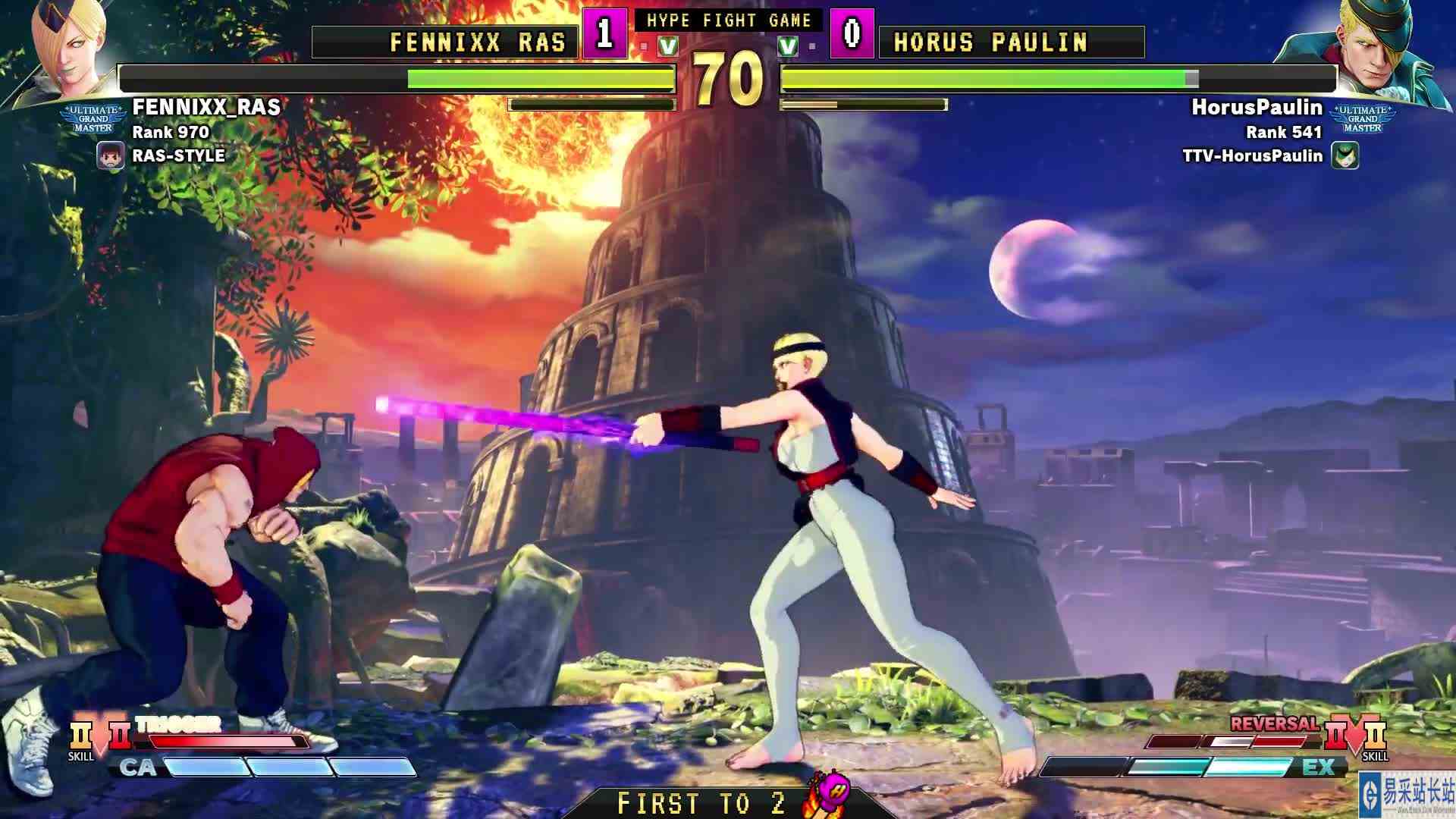 街霸 5：FennixxRas（法尔凯）VS HorusPaulin（艾德） #游戏新星扶持计划 