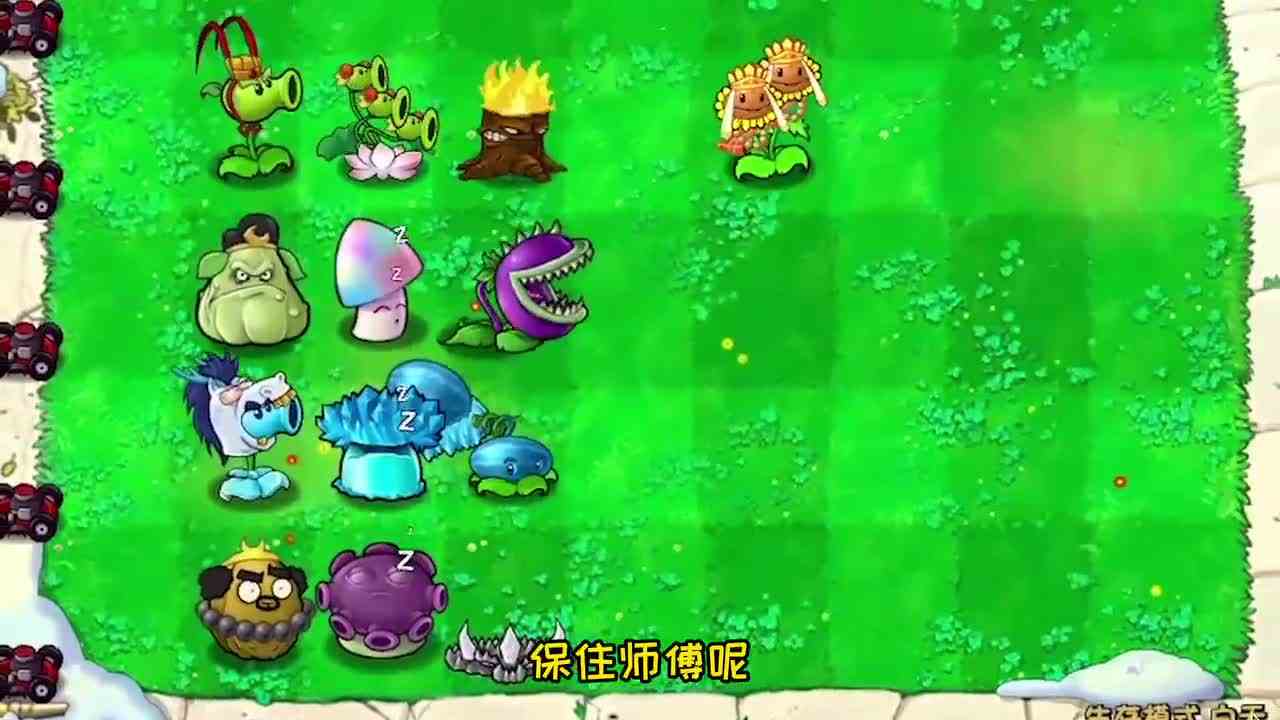 植物大战僵尸：4个小队保护师父，僵尸兄弟还能抓到唐僧吗？