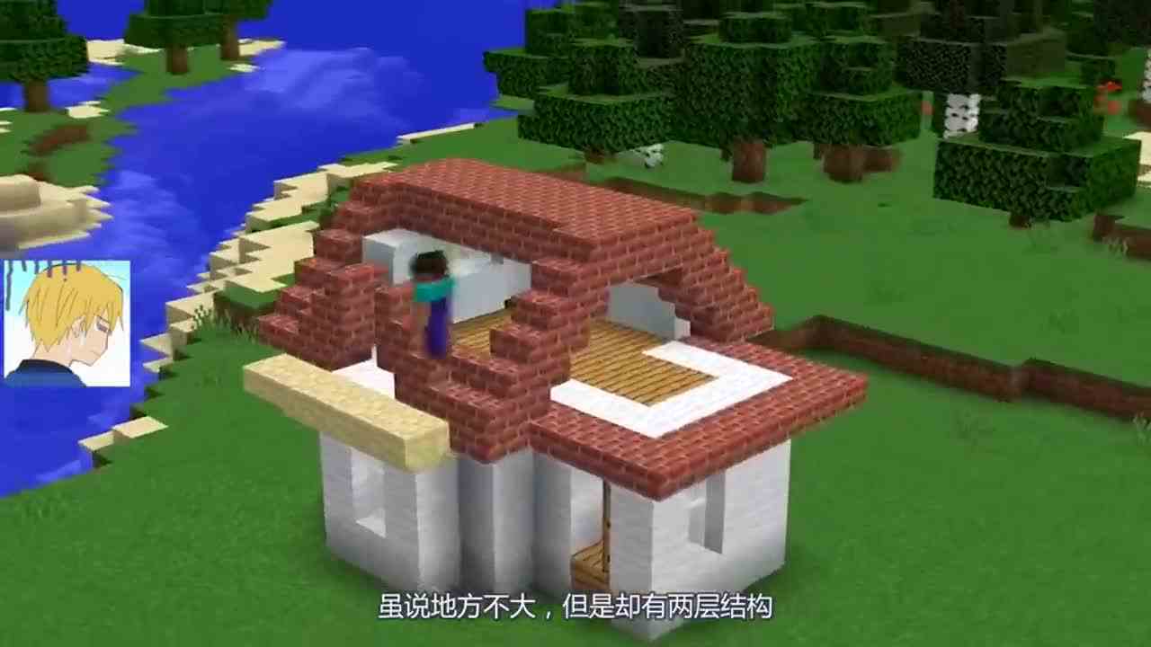 我的世界：高手vs新手，修建一个漂亮的海边别墅！