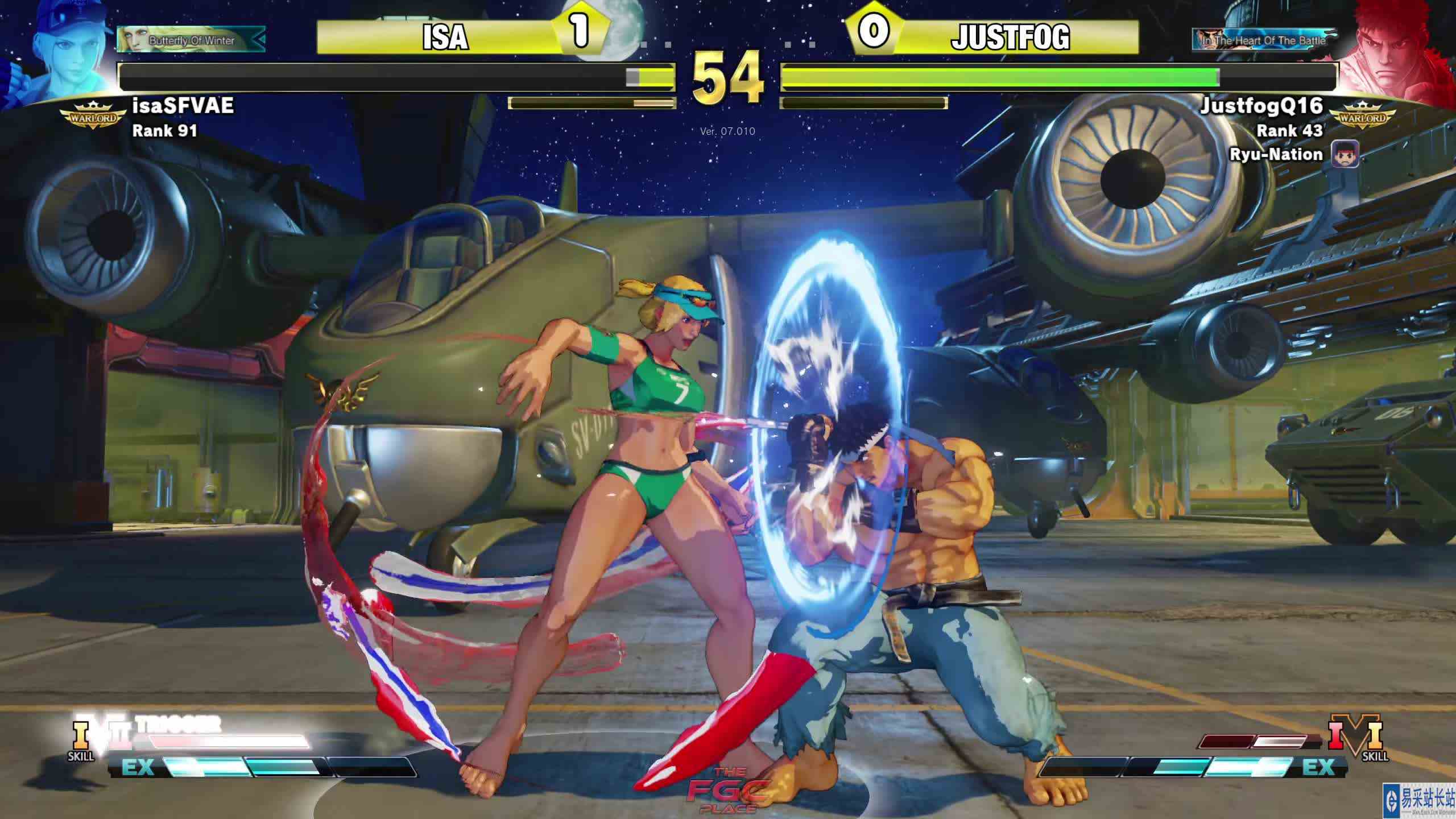 街霸 5：Justfog（隆）VS ISA（露西亚） #游戏新星扶持计划 