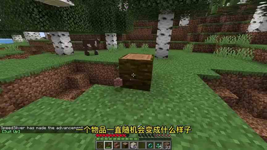 我的世界：当制作和掉落都是随机翻倍的，钻石头盔尽然换没用的花