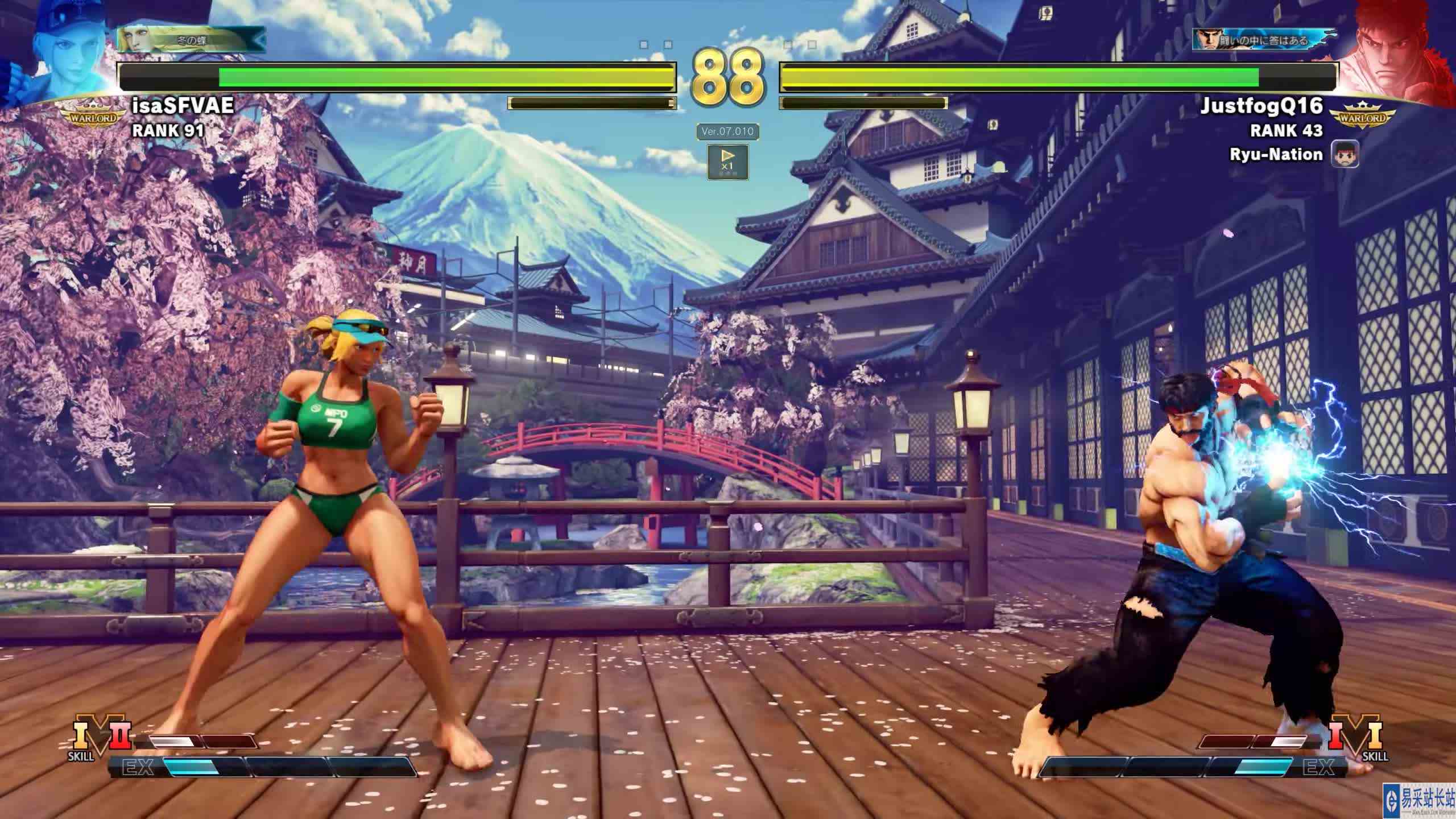 街霸 5：AE（露西亚）VS JUSTFOG（隆） #游戏新星扶持计划 