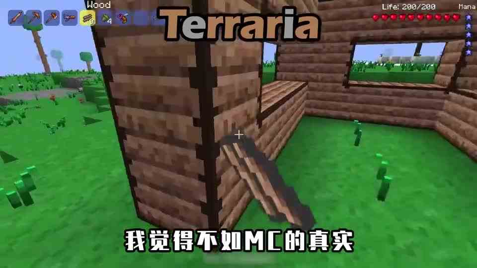 我的世界：Java版vs泰拉瑞亚，泰拉瑞亚细节输了，但史莱姆赢了