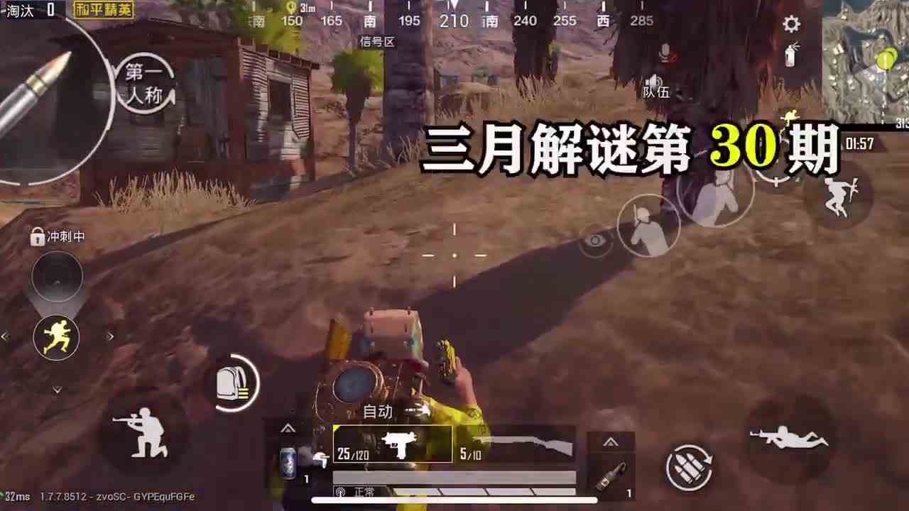 和平精英：在水下也能跳舞？沙漠绿洲最强苟分点！