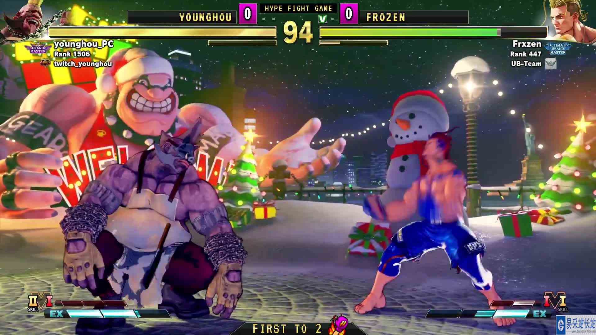 街霸 5：Younghou（伯迪）VS Frozen（卢克） #游戏新星扶持计划 