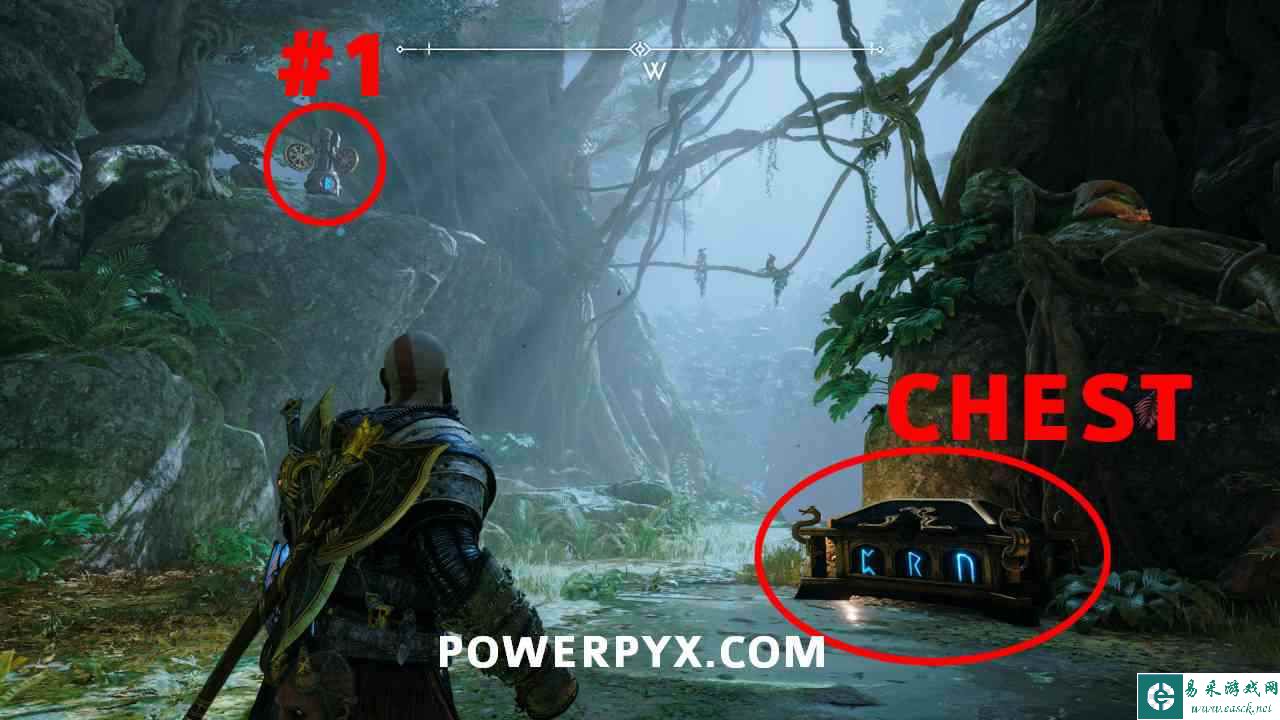 《战神5》华纳海姆三女神宝箱开启流程