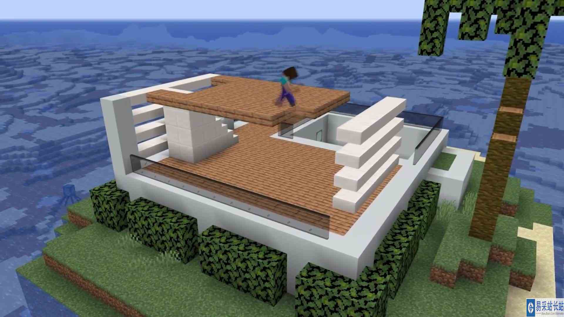 如何在我的世界中建造岛屿住宅
