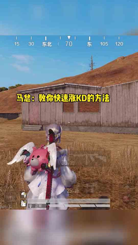 和平精英：今天教大家快速涨KD的方法…