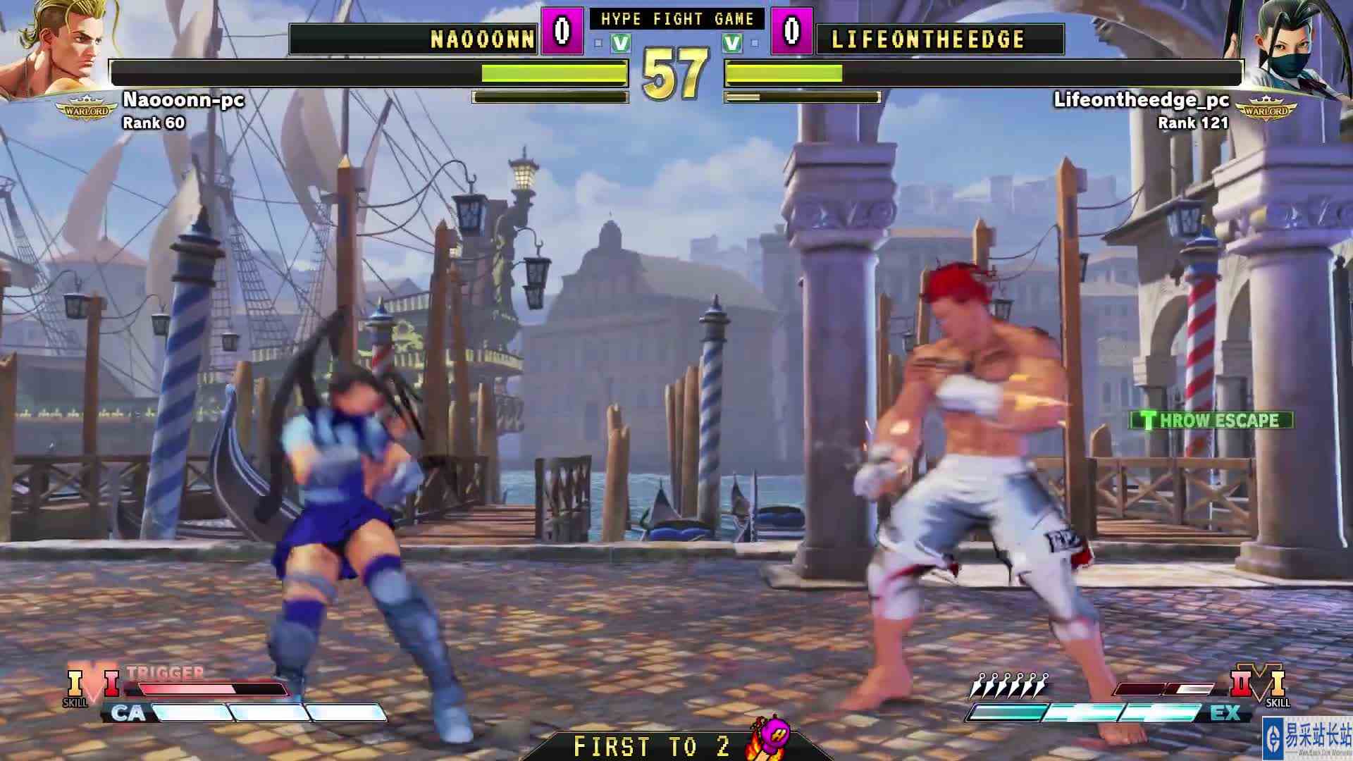 街霸 5：Nao（卢克）VS Edge（伊吹） #游戏新星扶持计划 