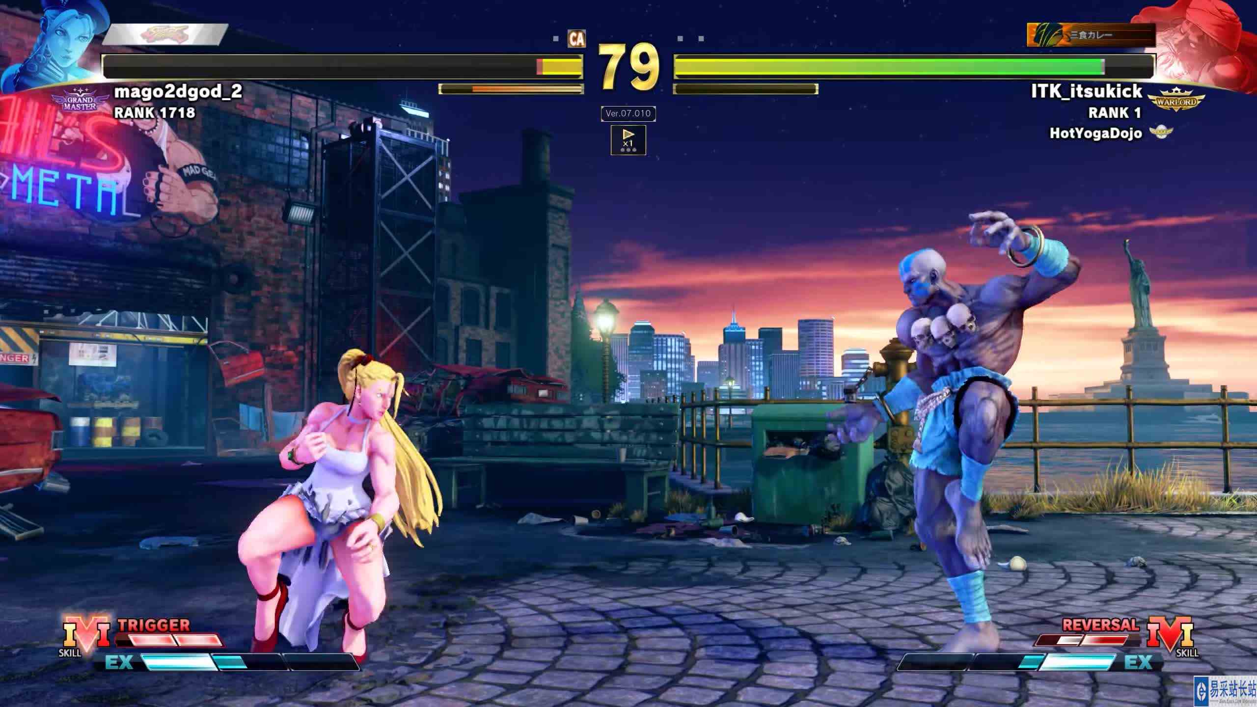 街霸 5：Mago（嘉米）VS Itsukick（达尔西姆） #游戏新星扶持计划 