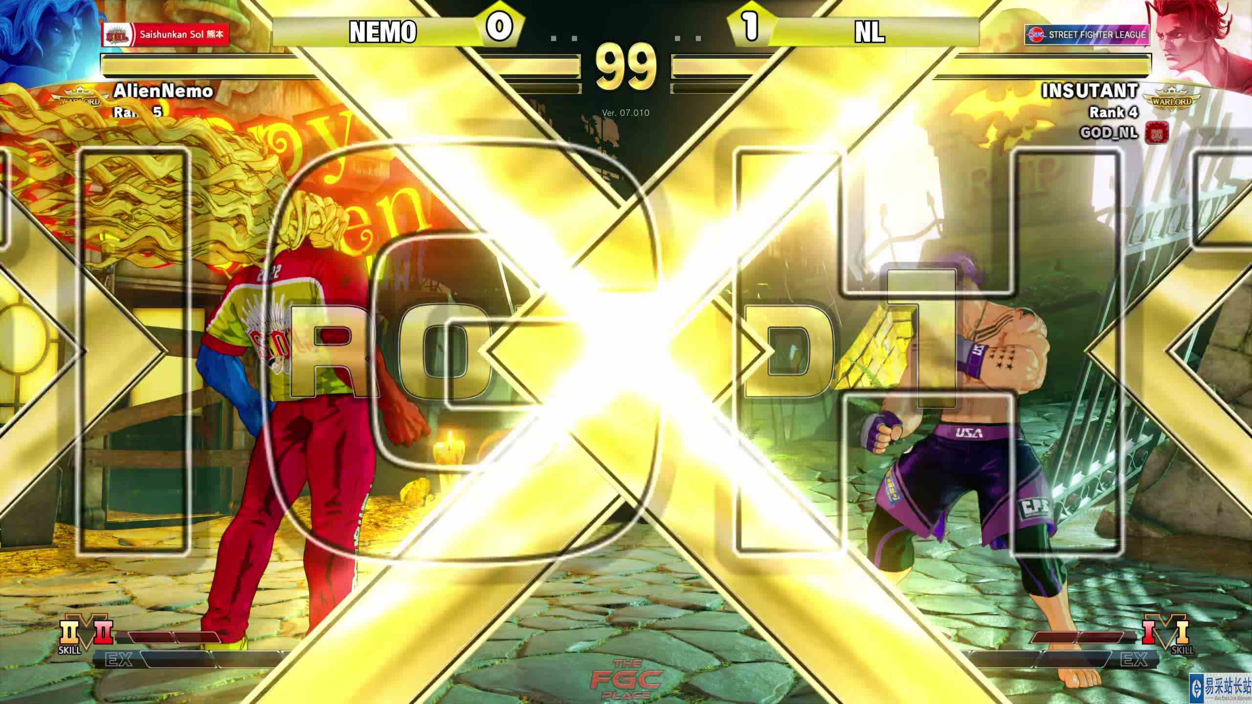 街霸 5：奶猫（吉尔）VS NL（卢克） #游戏新星扶持计划 