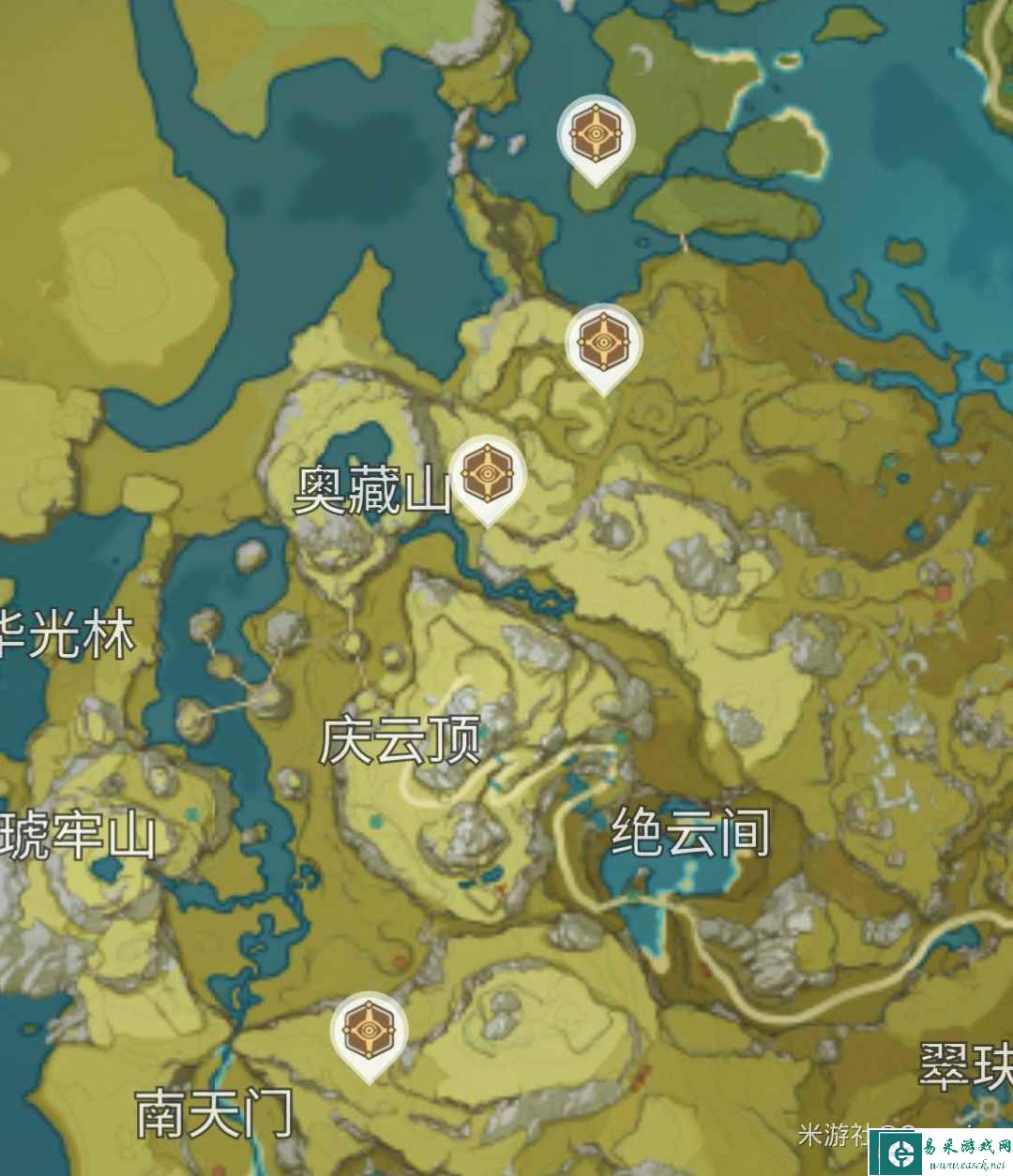 《原神》璃月华丽宝箱位置