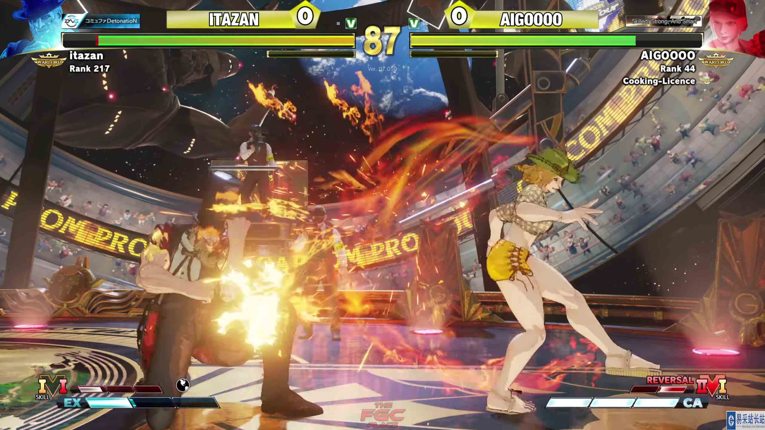 街霸 5：板桥（极）VS AIGO（露西亚） #游戏新星扶持计划 