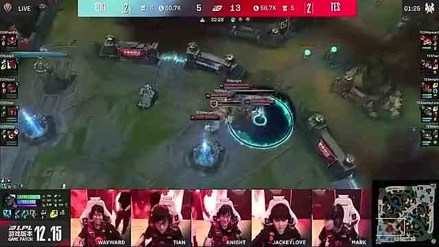 TES3\-2击败EDG成为LPL首支晋级S12的队伍