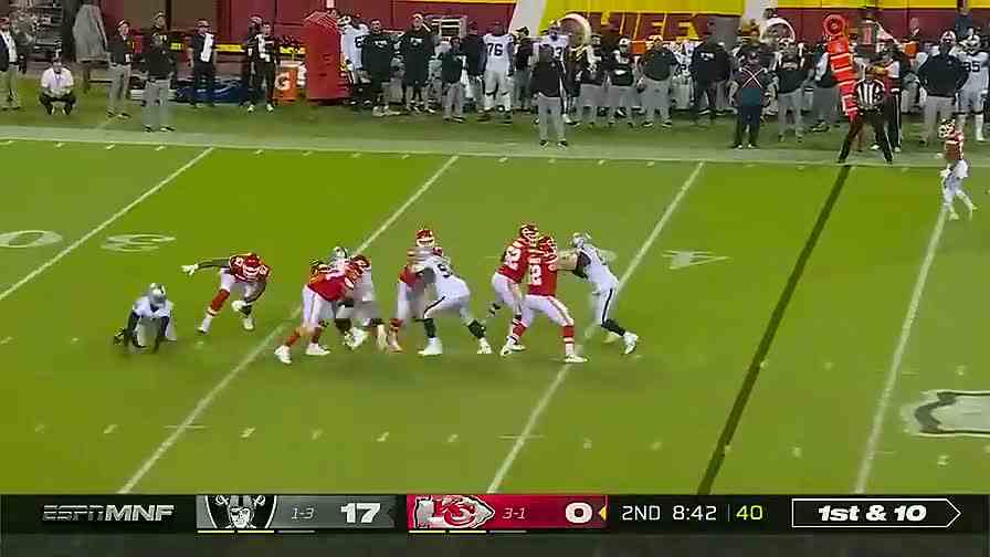 NFL\-凯尔希化身红区战神 酋长主场险胜突袭者