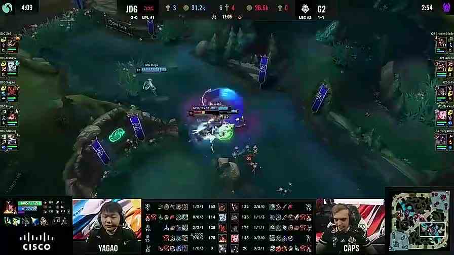 G2奇招见奇效 JDG有惊无险拿下胜利
