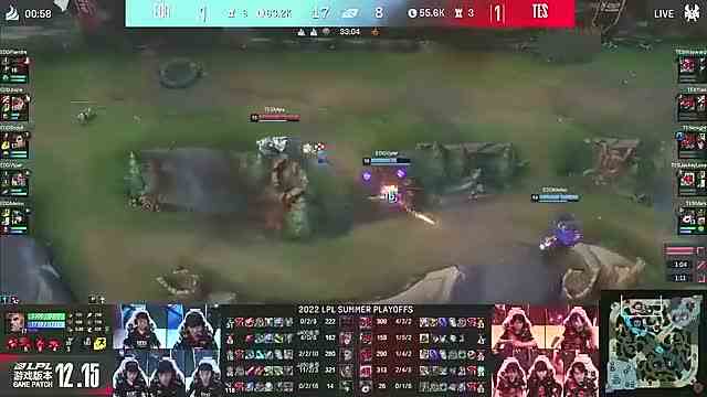 Viper卢锡安连斩五人 EDG率先拿到赛点