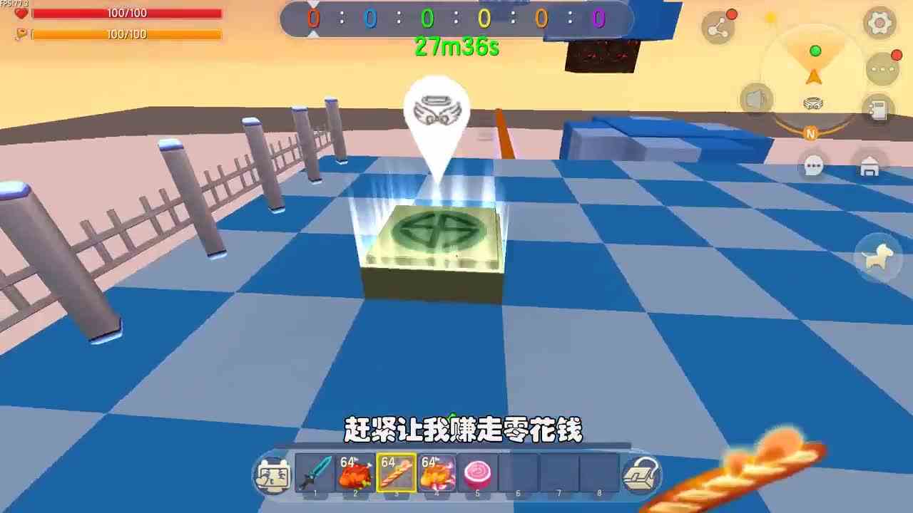迷你世界：零花钱跑酷！土豆一口气赚到两万，结果通关后却全没了