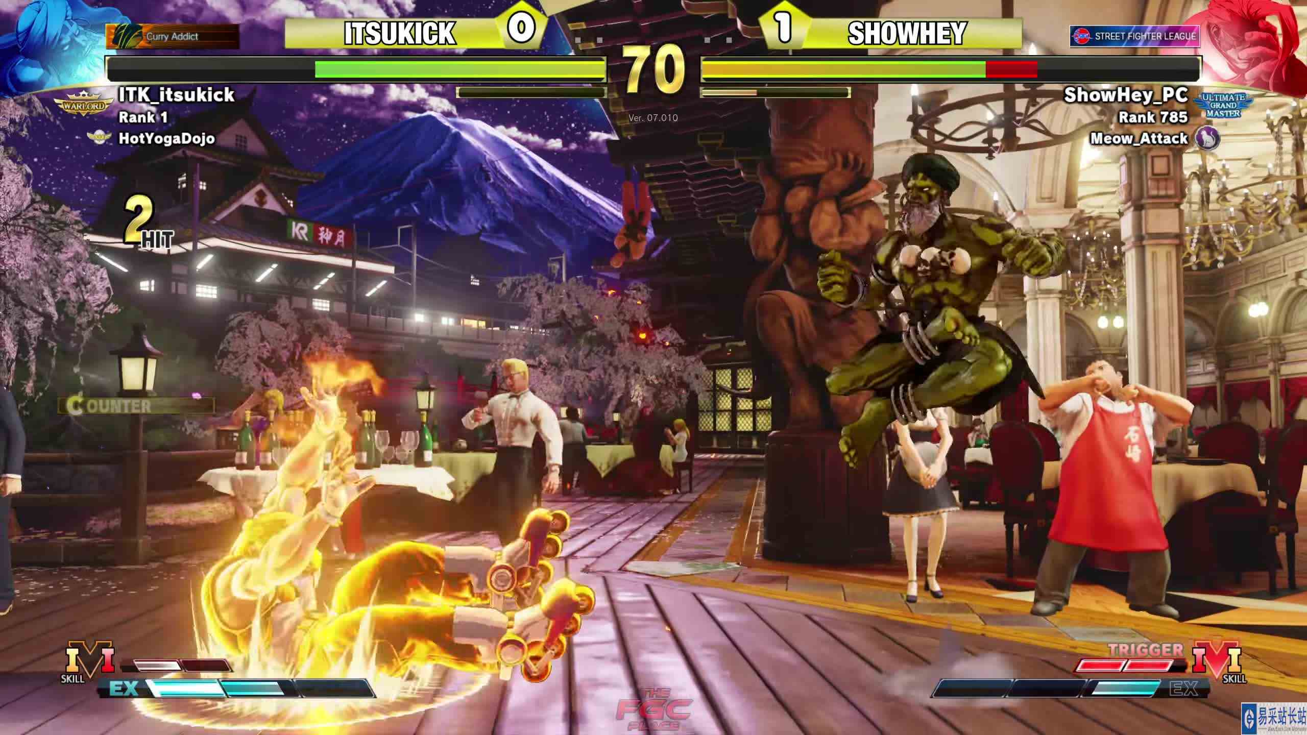 街霸 5：Itsukick（达尔西姆）VS ShowHey（纳什） #游戏新星扶持计划 