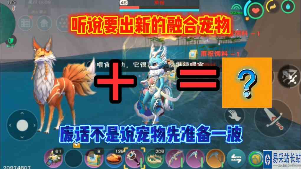 #创造与魔法 星川解说：创造与魔法听说要出新的融合宠物了宠物先准备一波