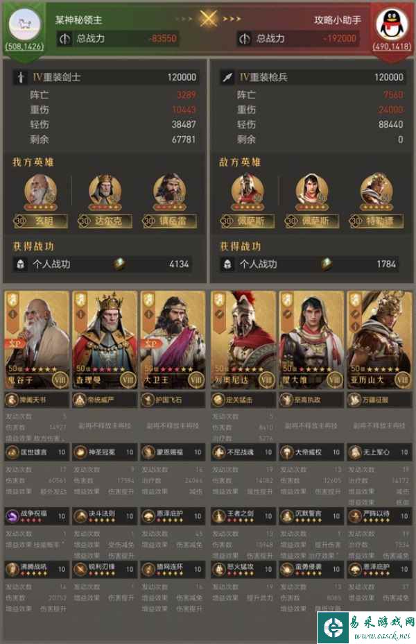 《重返帝国》鬼谷子使用说明，平民剑士队新救星！