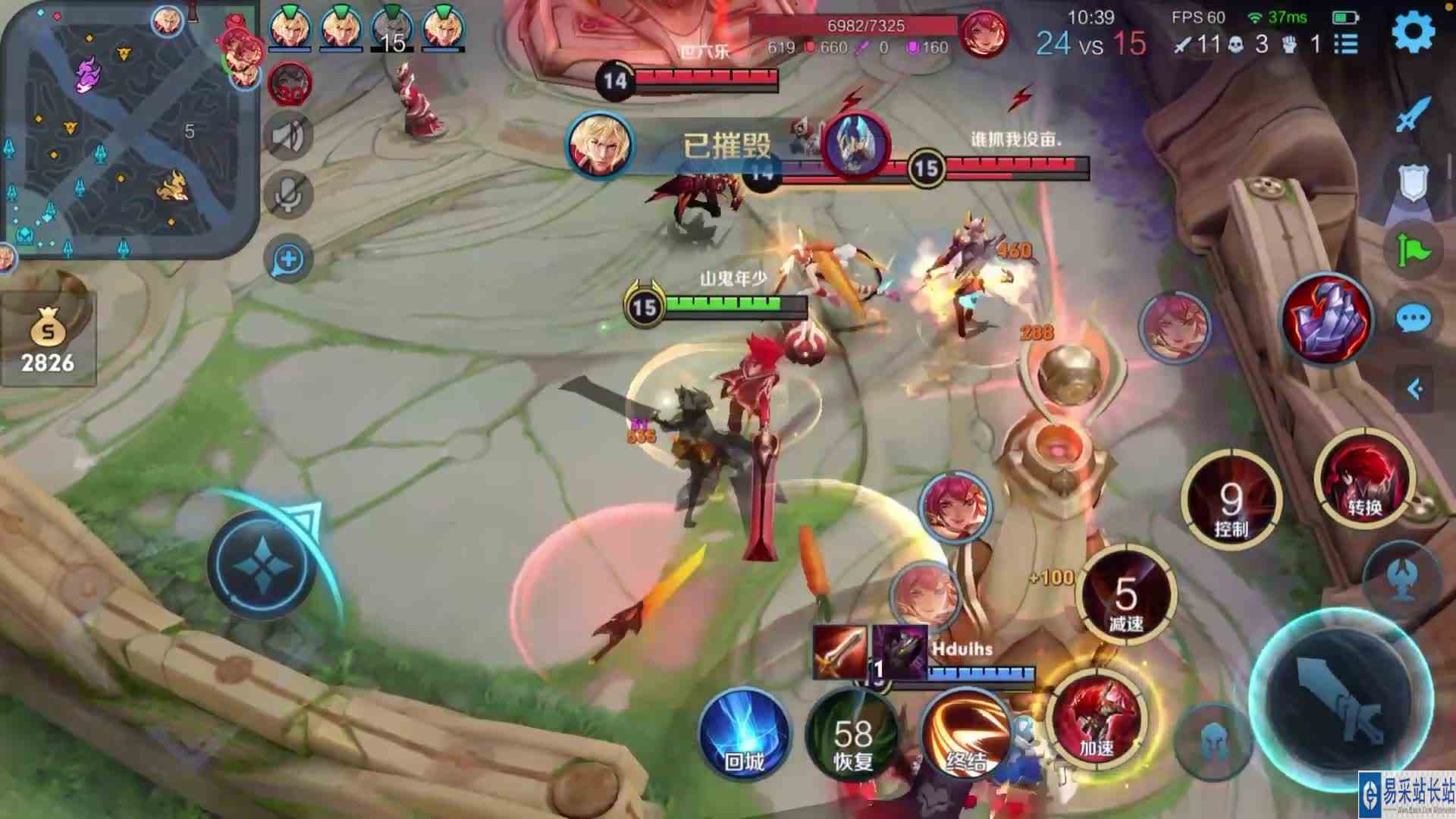 电刀李信暴打木兰！血魔一按就是无敌，顶着三人打毫不落于下风！