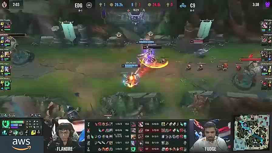 火力全开！EDG1\-0轻取C9拿下S12小组赛首胜
