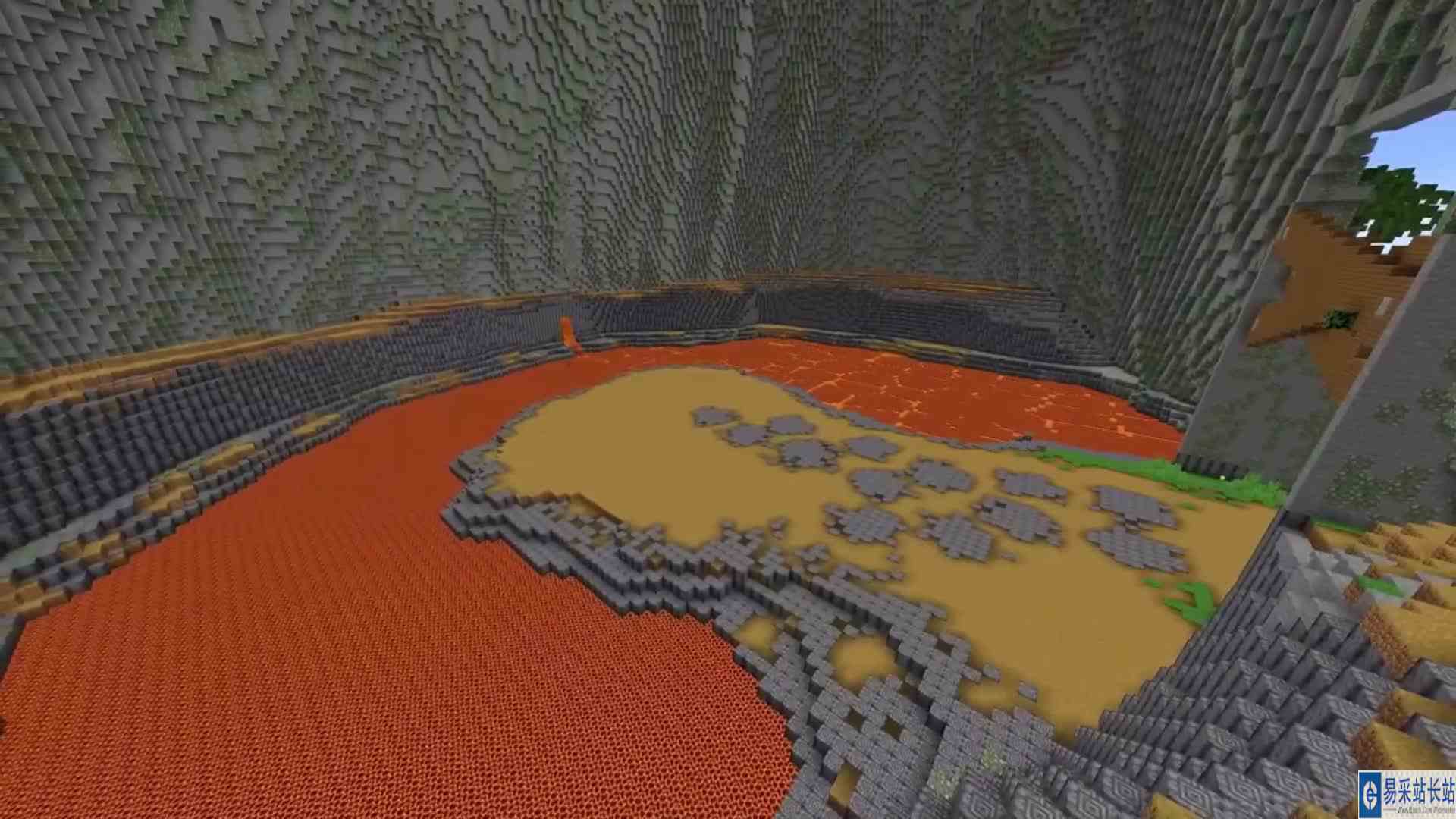 MC动画：如何在我的世界中建造火山