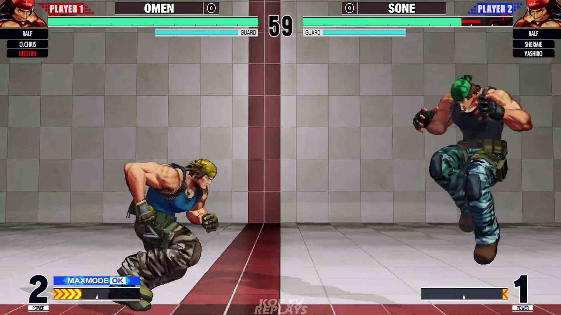 拳皇 XV：Sone（拉尔夫、七枷社）VS Omen（哈迪兰、O克里斯） #游戏新星扶持计划 