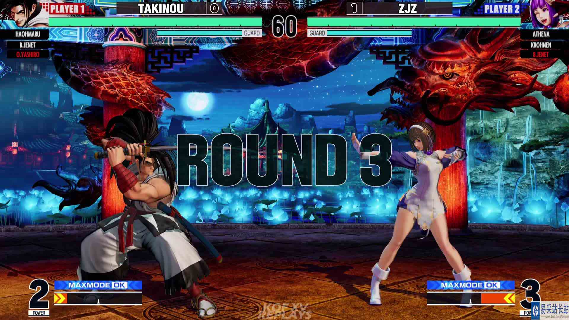 拳皇 XV：ZJZ（珍妮特、柯隆）VS TAK（O七枷社、珍妮特） #游戏新星扶持计划 