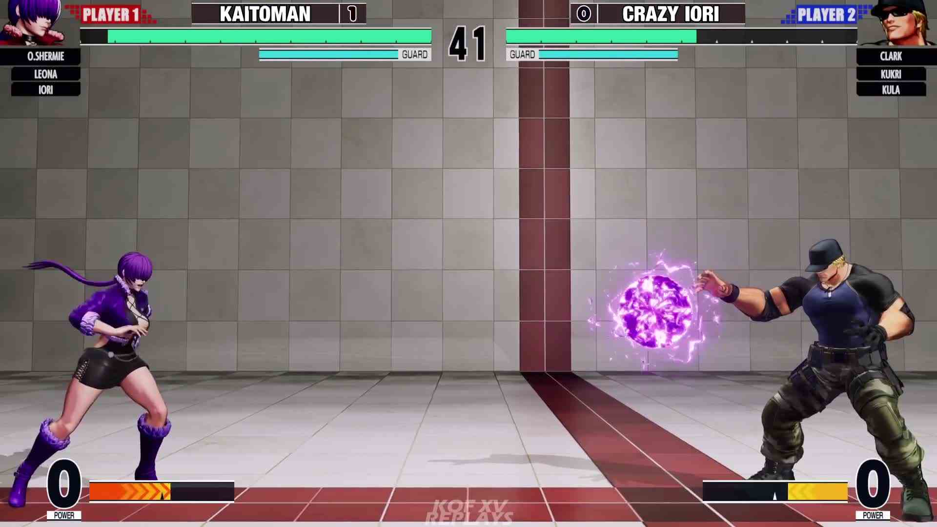 拳皇 XV：Kaito（O夏尔米、庵）VS Det（克拉克、库拉） #游戏新星扶持计划 
