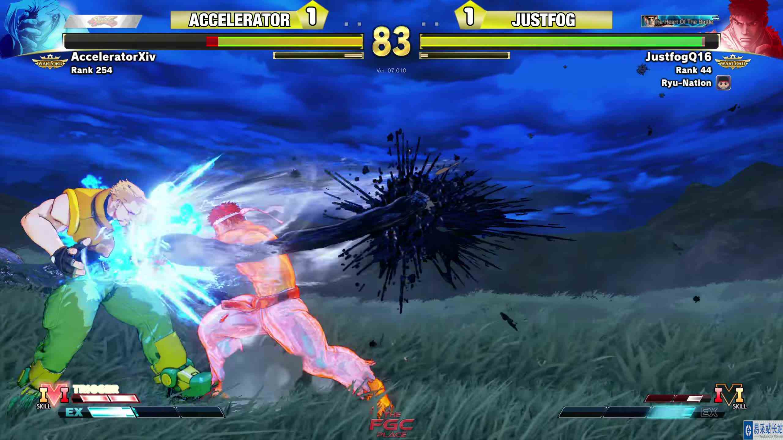 街霸 5：Justfog（隆）VS ACC（纳什） #游戏新星扶持计划 