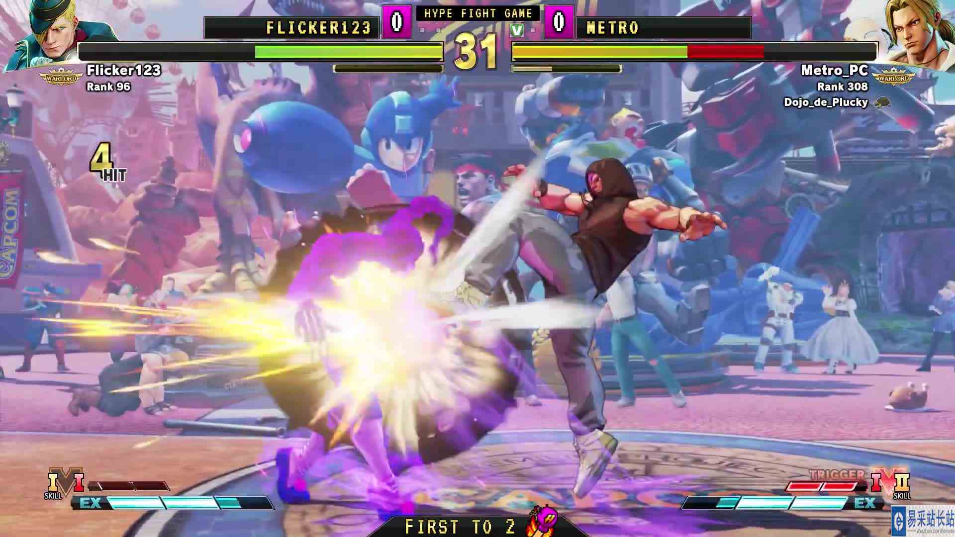 街霸 5：Flicker123（艾德）VS Metro（巴洛克） #游戏新星扶持计划 