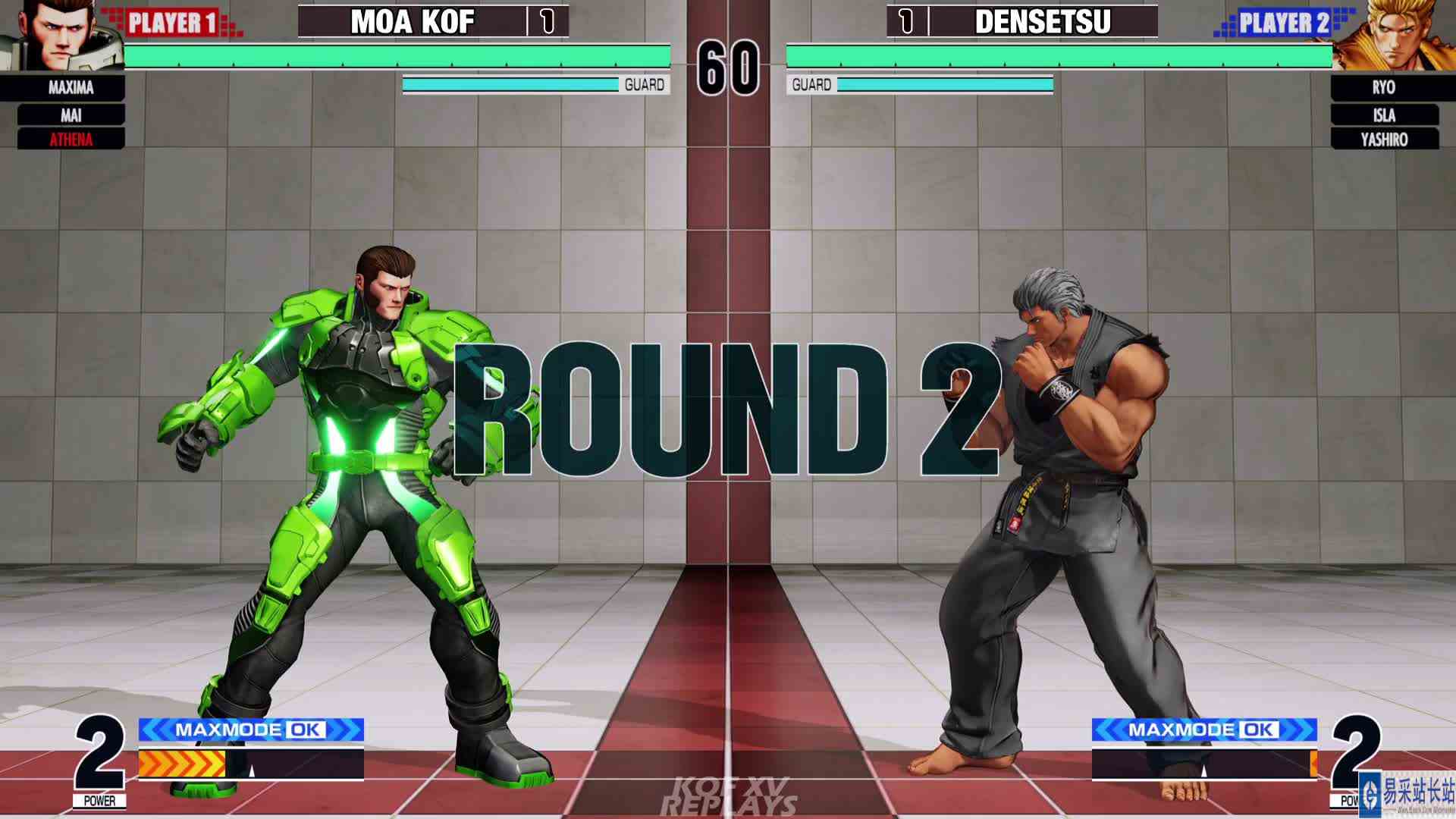 拳皇 XV：MOA（雅典娜、舞）VS Det（良、七枷社） #游戏新星扶持计划 
