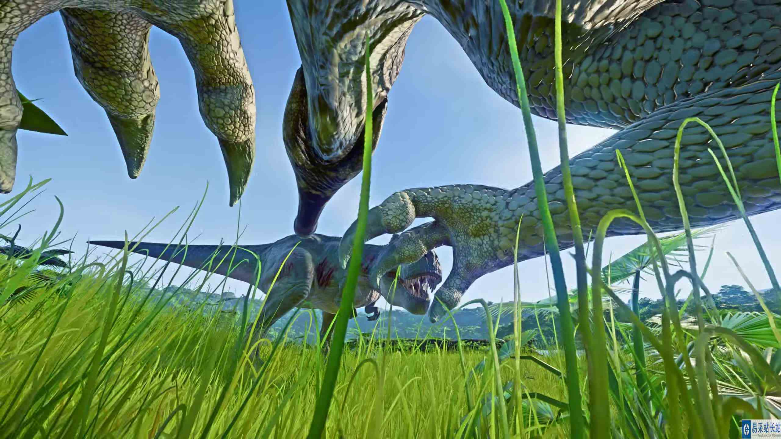 霸王龙 VS JP3 棘龙 ~ 侏罗纪世界进化 #游戏新星扶持计划 