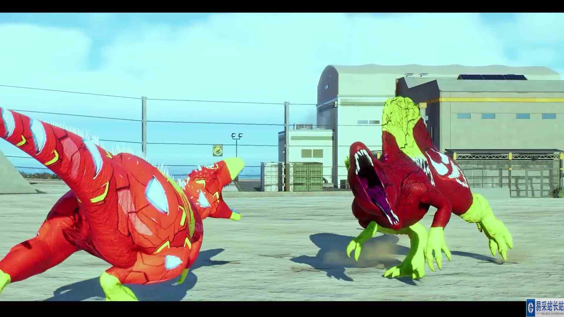 角鼻龙 VS 鲨齿龙、霸王龙 ~ 侏罗纪世界进化 2 代 #游戏新星扶持计划 