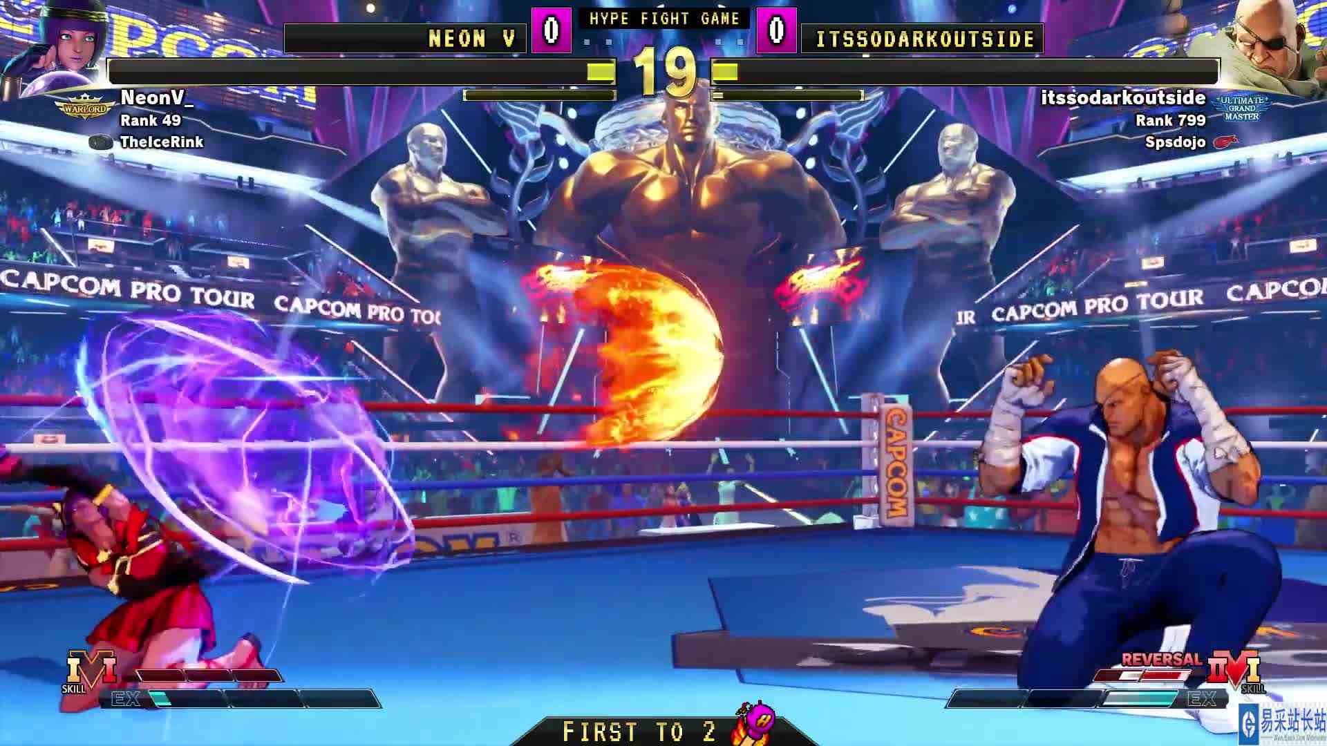 街霸 5：NeonV（麦奈特）VS Itsso（沙加特） #游戏新星扶持计划 