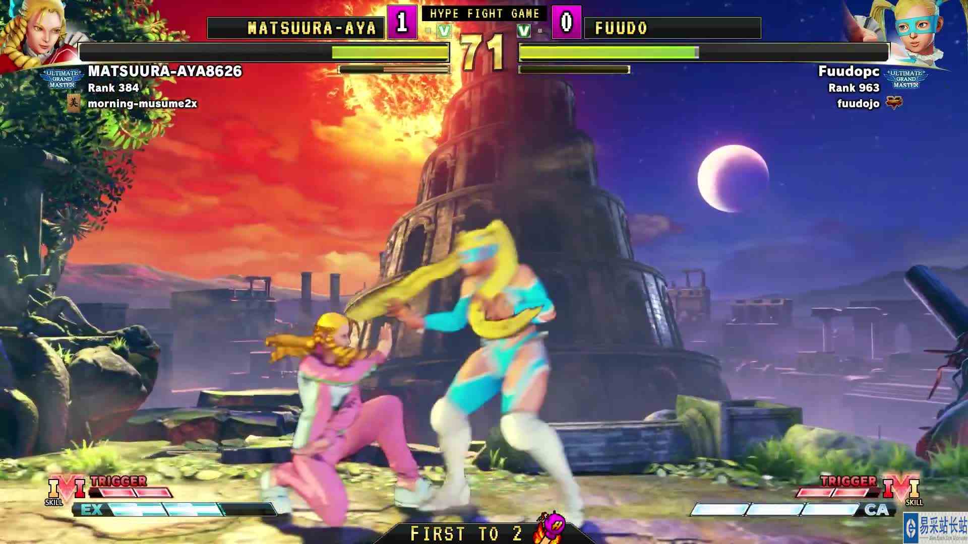 街霸 5：MatsuuraAya（卡琳）VS 福多（美华）
