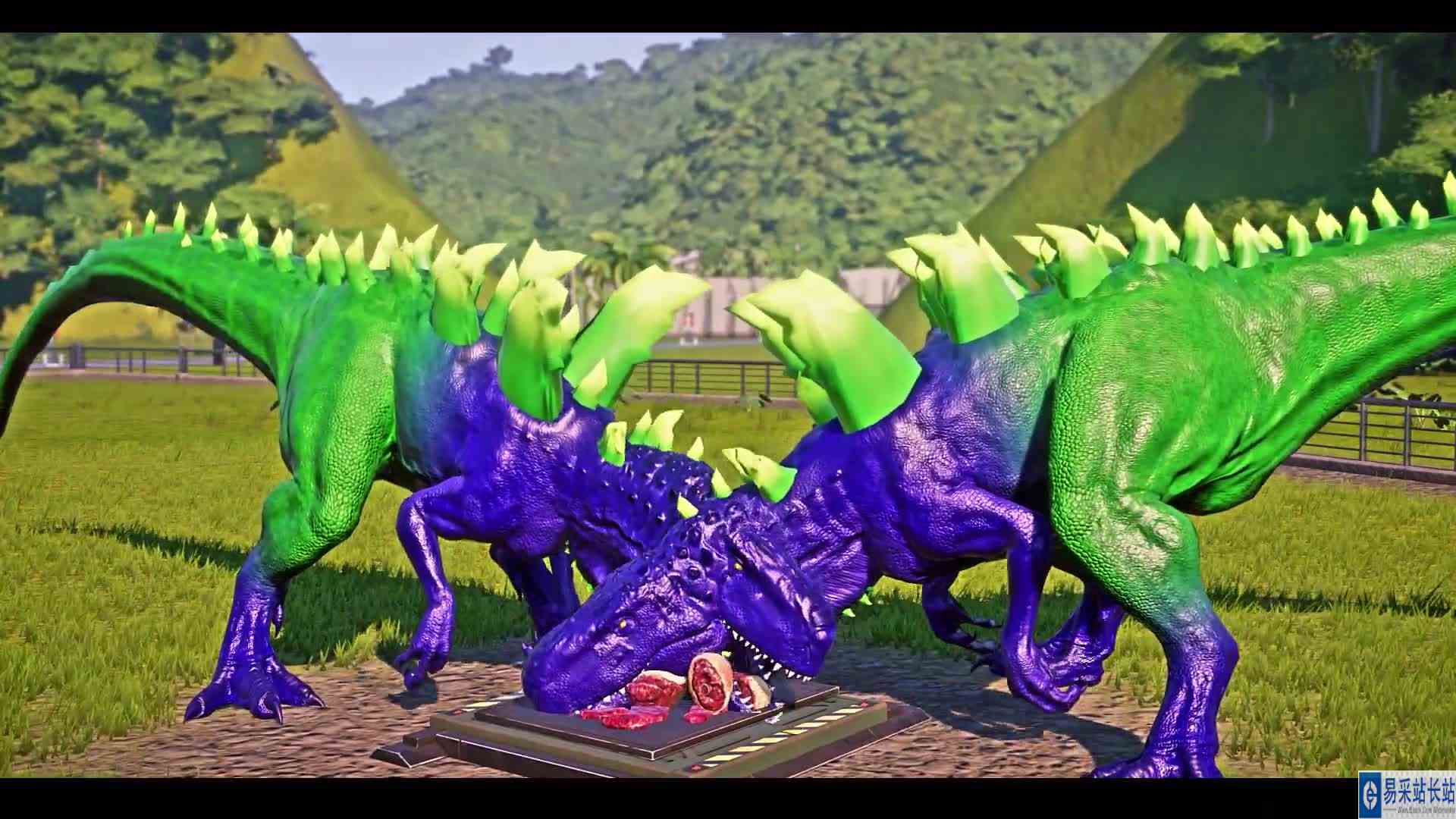 霸王龙、Max 棘龙 ~ 侏罗纪世界进化 #游戏新星扶持计划 