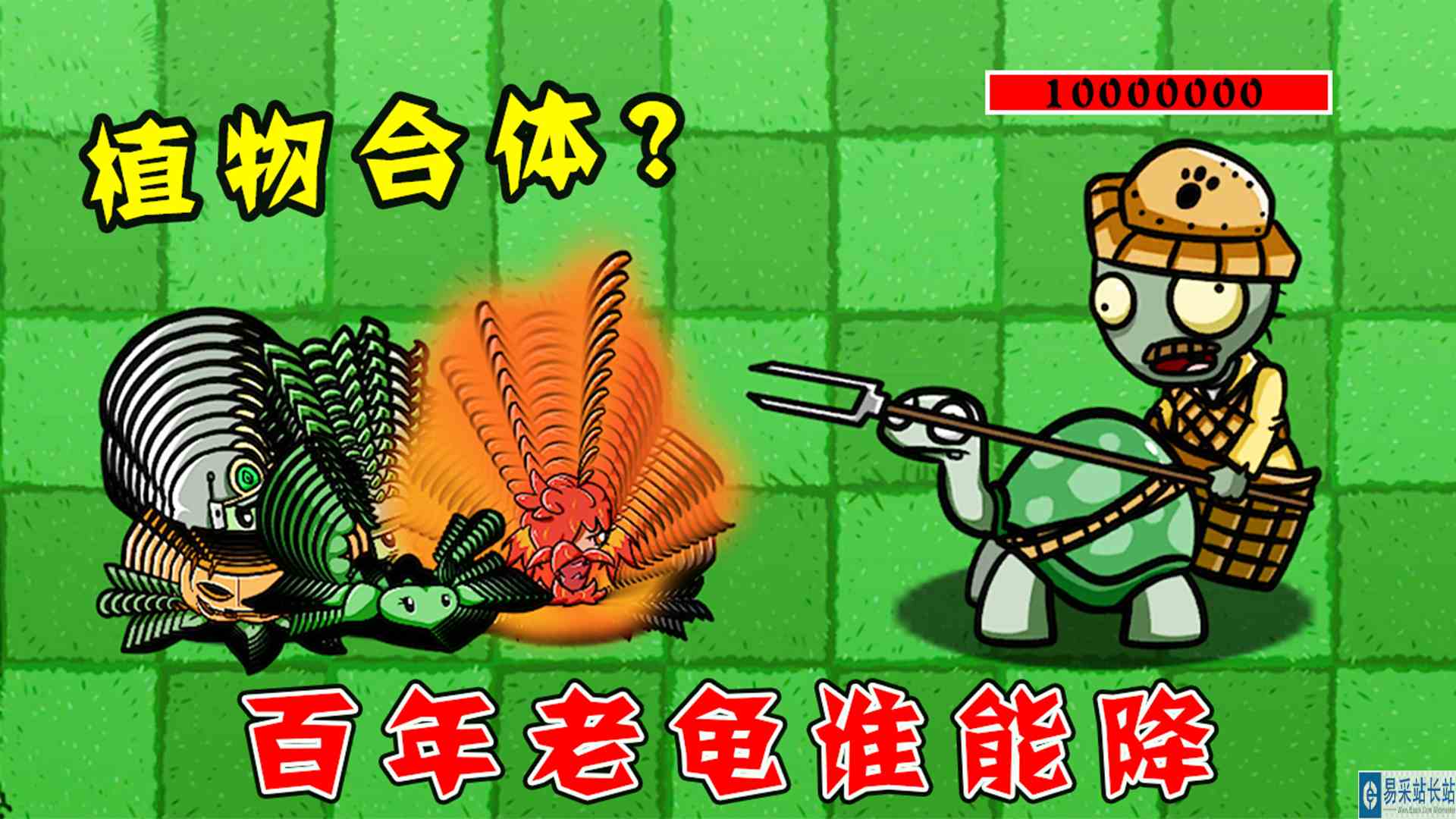 植物大战僵尸：百年老乌拥有10000000血量，谁能打败它？