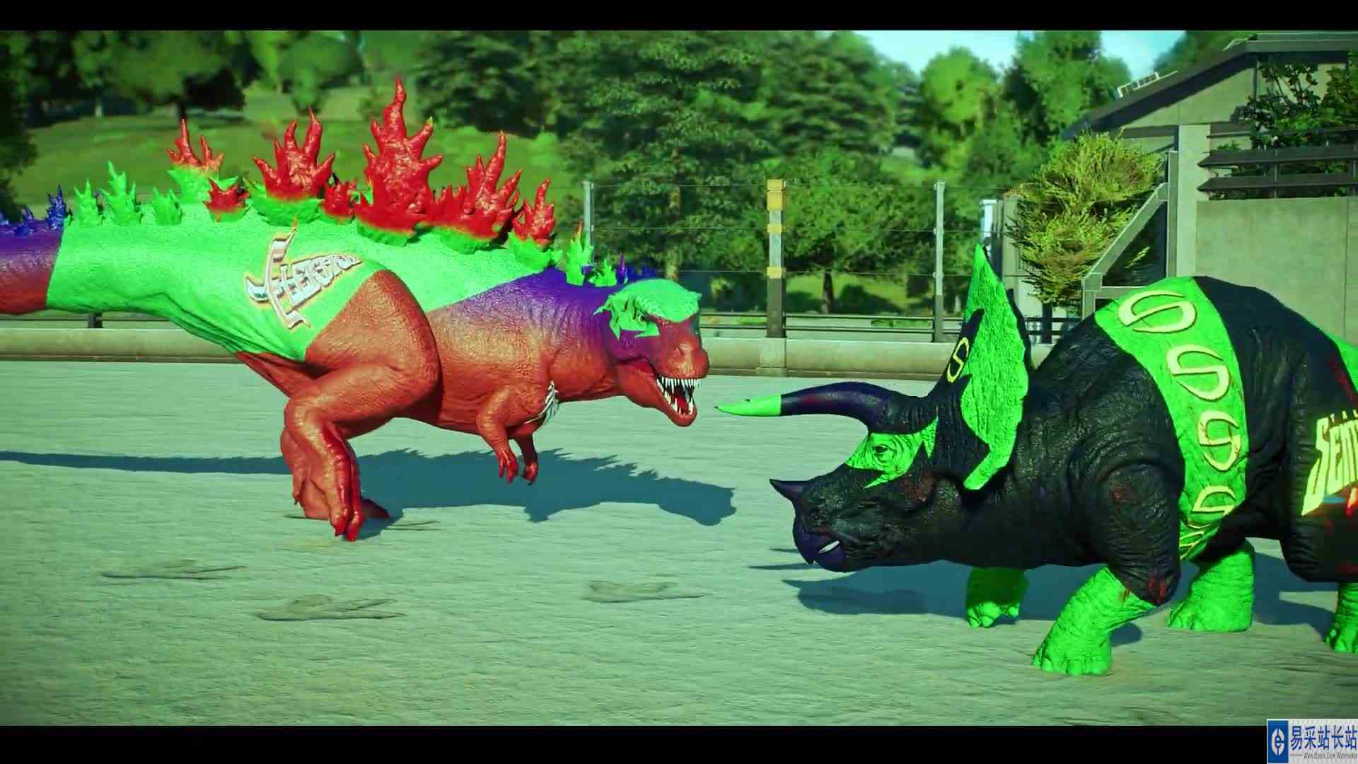 高棘哥斯拉、霸王龙 ~ 侏罗纪世界进化 2 代 #游戏新星扶持计划 