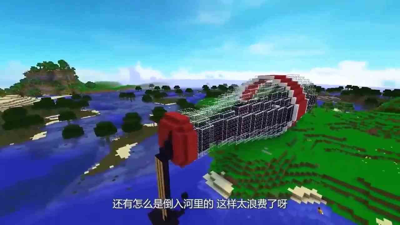 我的世界：可乐罐建造对比！黑客做了个装可乐的货车能给分吗？