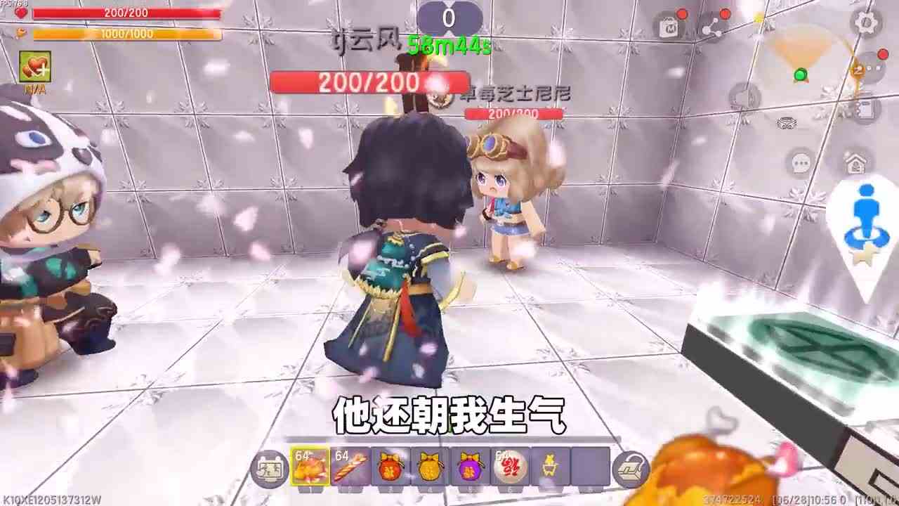 迷你世界：超能力跑酷！玩家开头看戏，后面却沉迷于岩浆泡澡