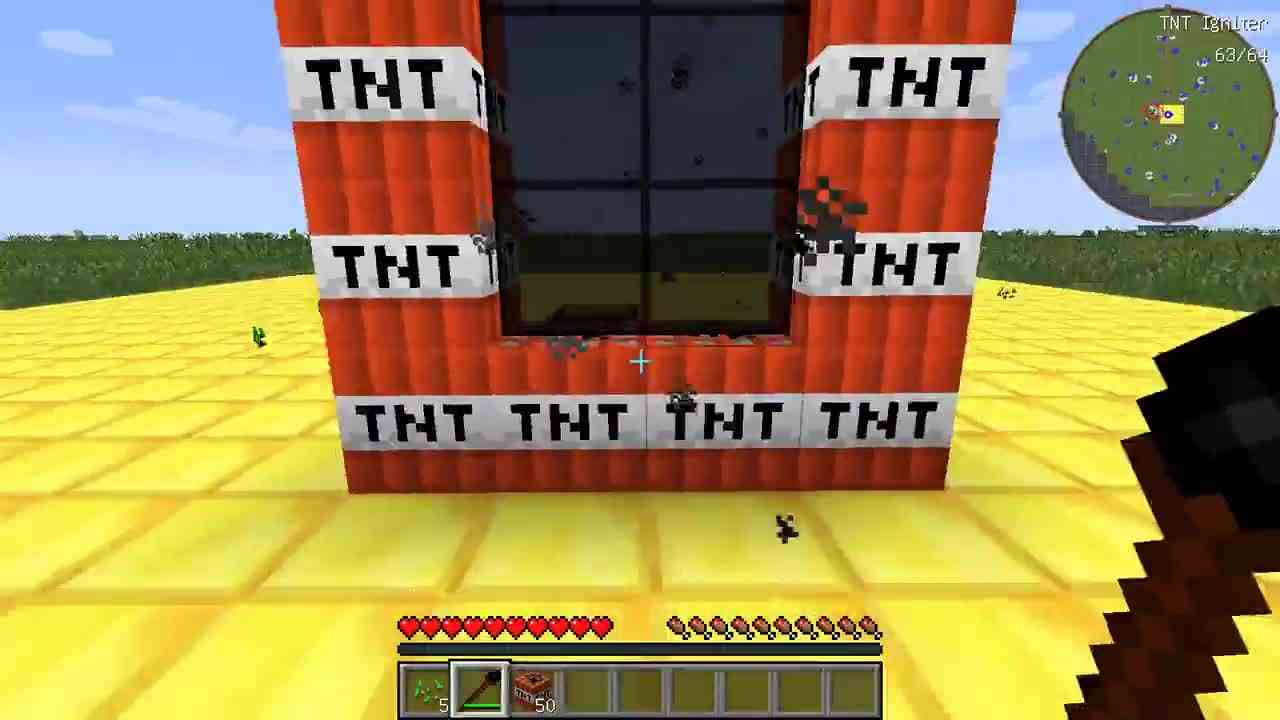 我的世界：制作一个TNT世界的传送门？模组篇